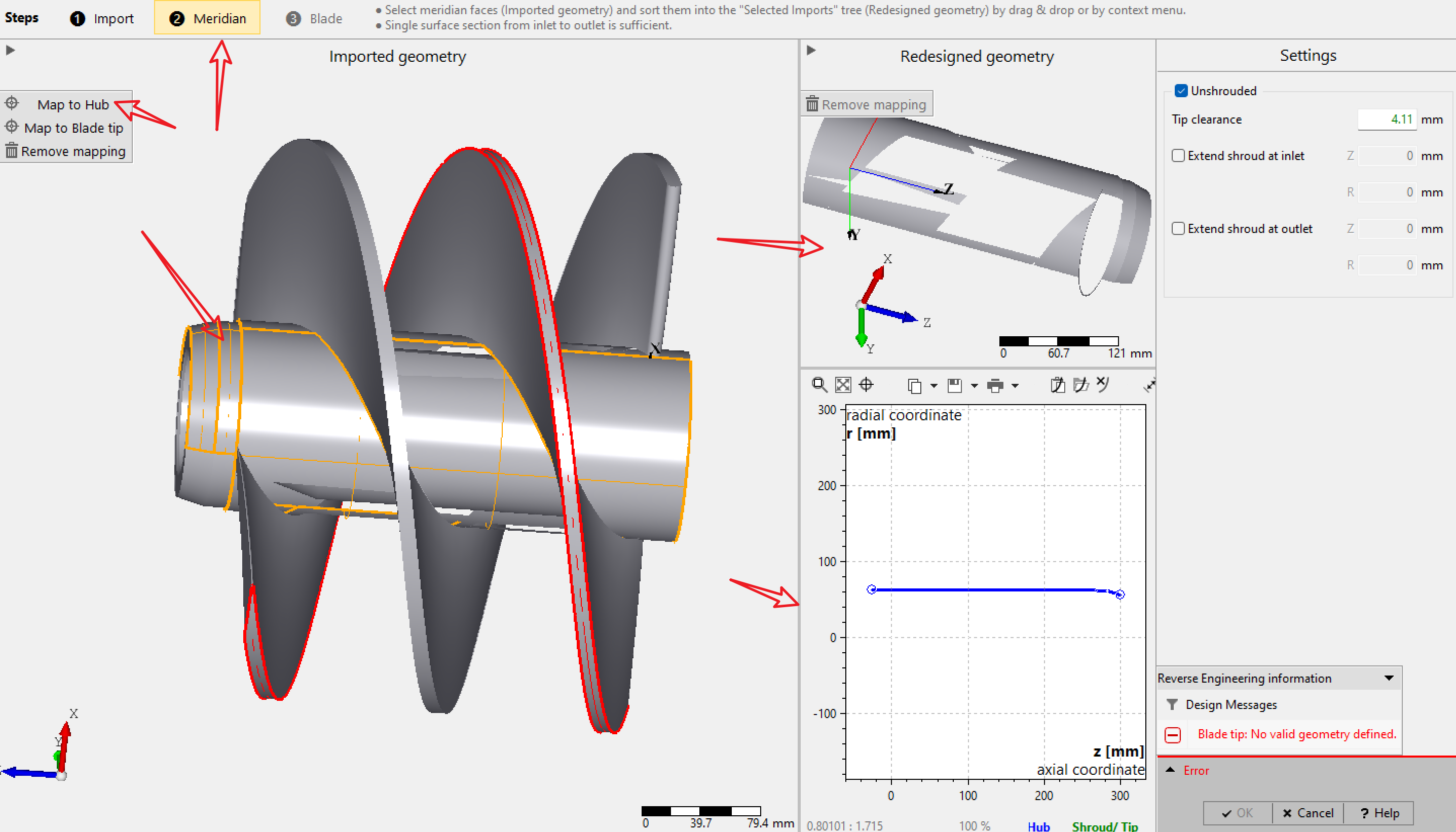 Cfturbo2022逆向设计诱导轮教程